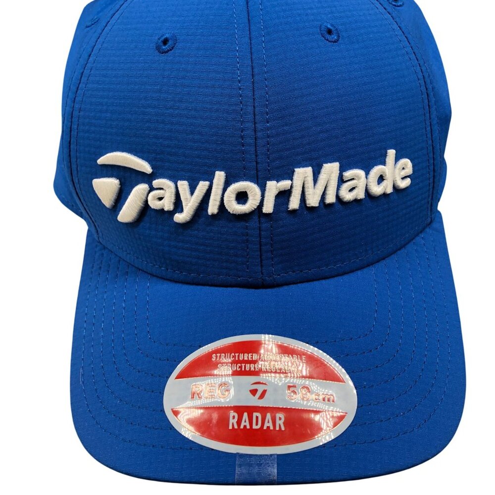 Taylormade‎ Radar Hat Mens Reg 58 Cm Golf Cap Blue